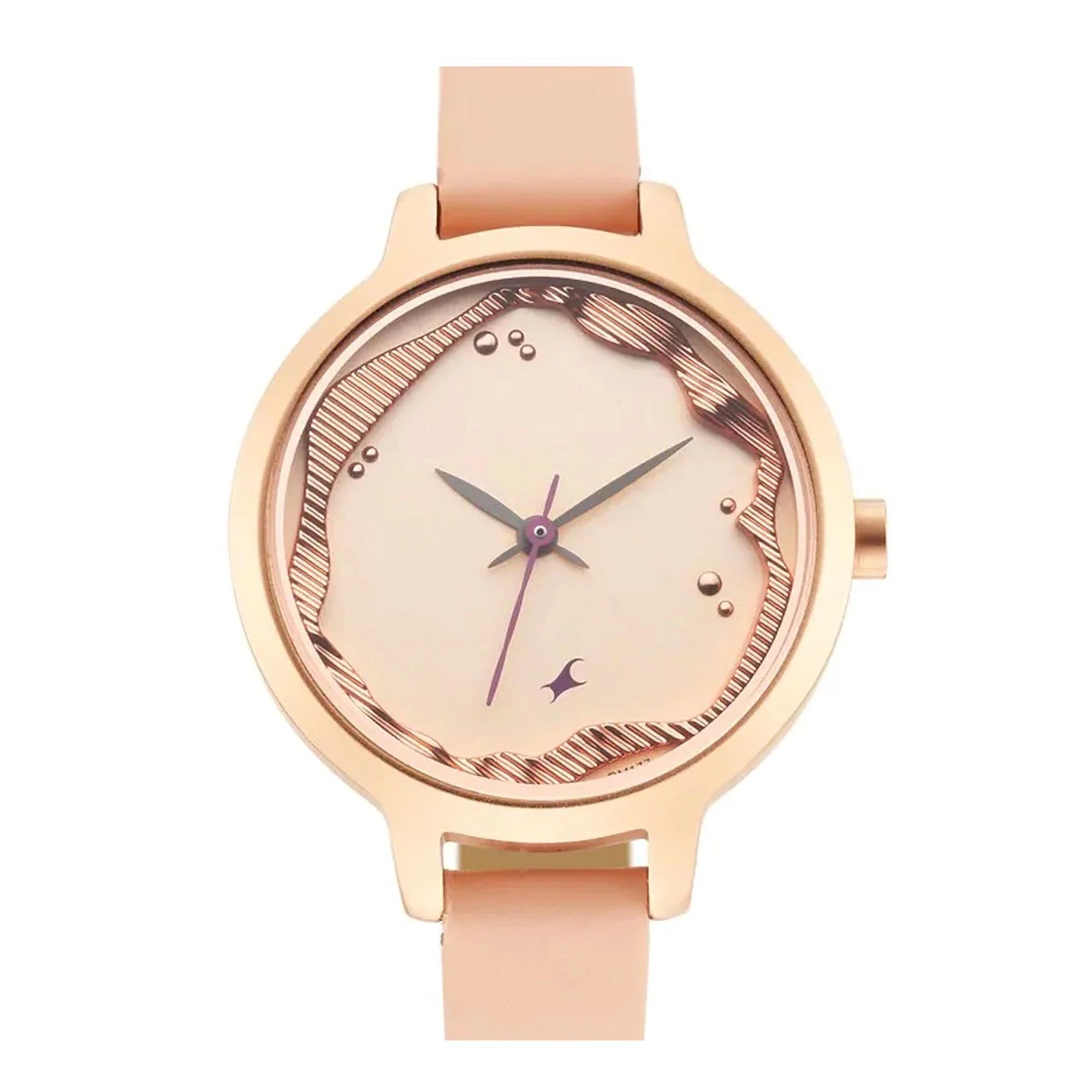 Fastrack 6260WL02 Biege - ft uptown retreat Leather Analog Women's Watch-