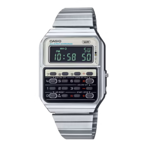 Swiss luxury watch with stainless steel band