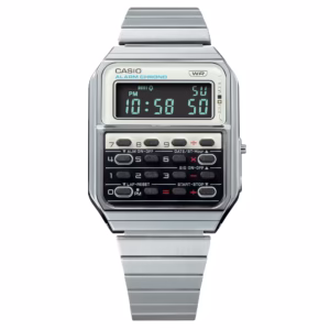 Swiss luxury watch with stainless steel band