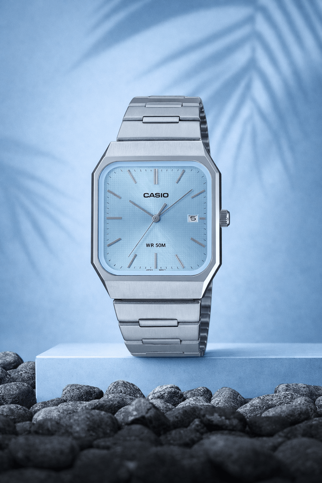 CASIO MTP-B185D-2A2 SKYBLUE DIAL VINTAGE MODEL