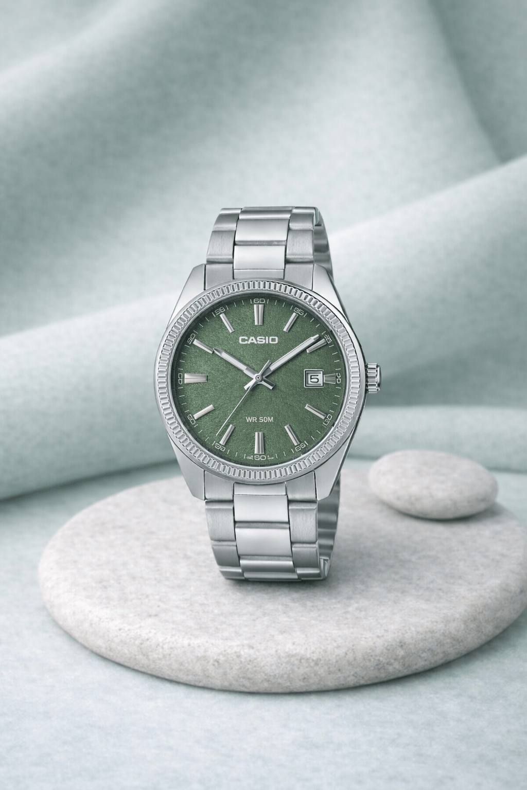 CASIO MTP1302DA-3A GREEN DIAL