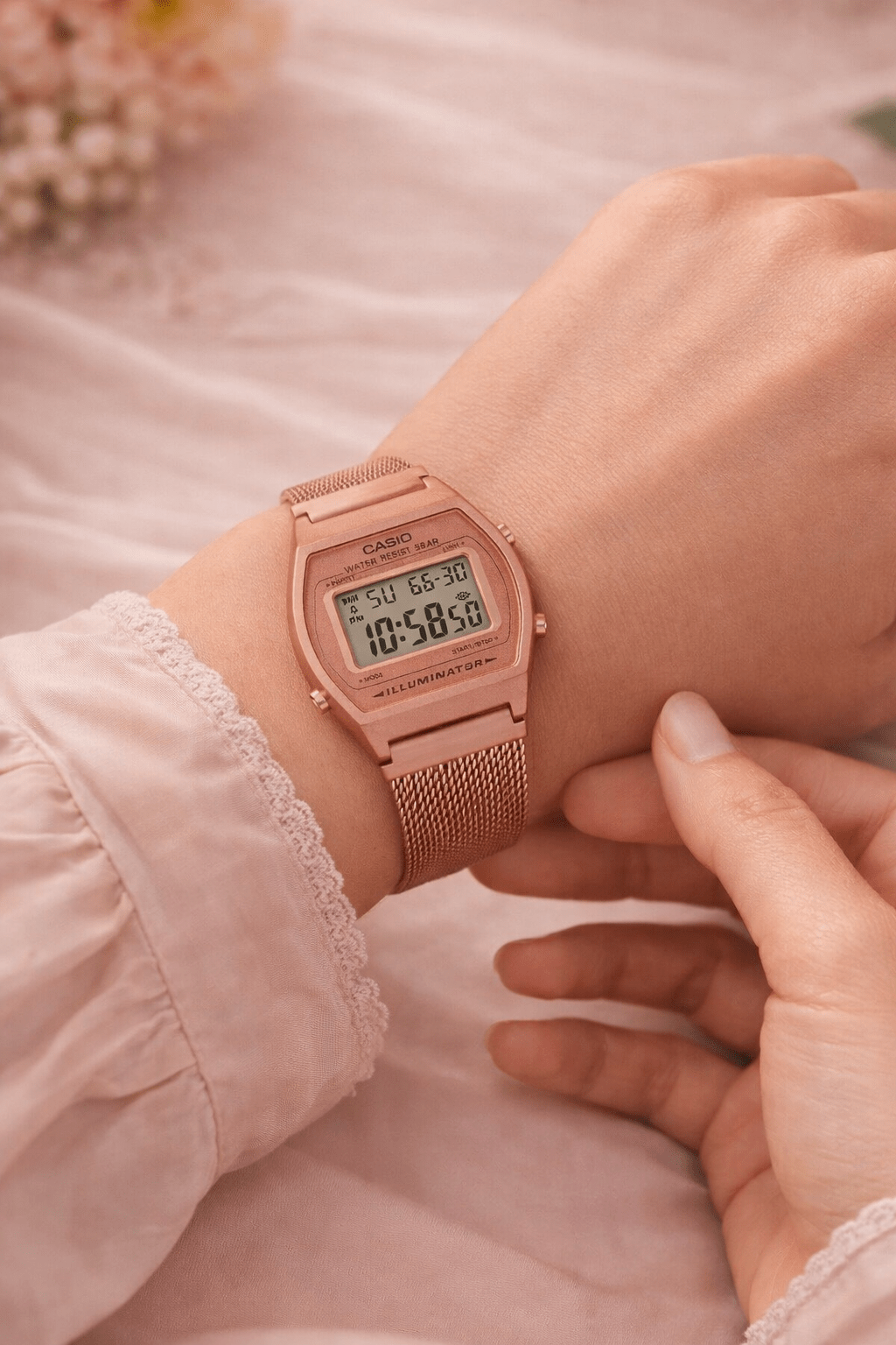 CASIO B640WMR-5A ROSE SHADE