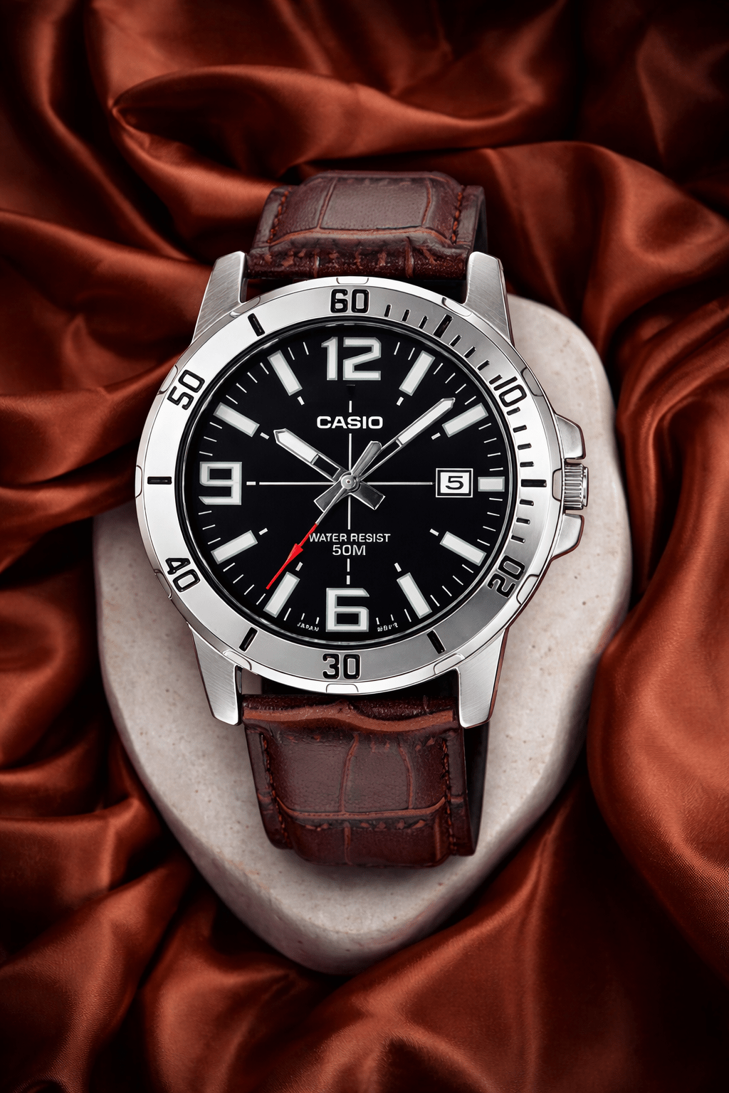 CASIO MTPVD01L-1BV BROWN SHADE