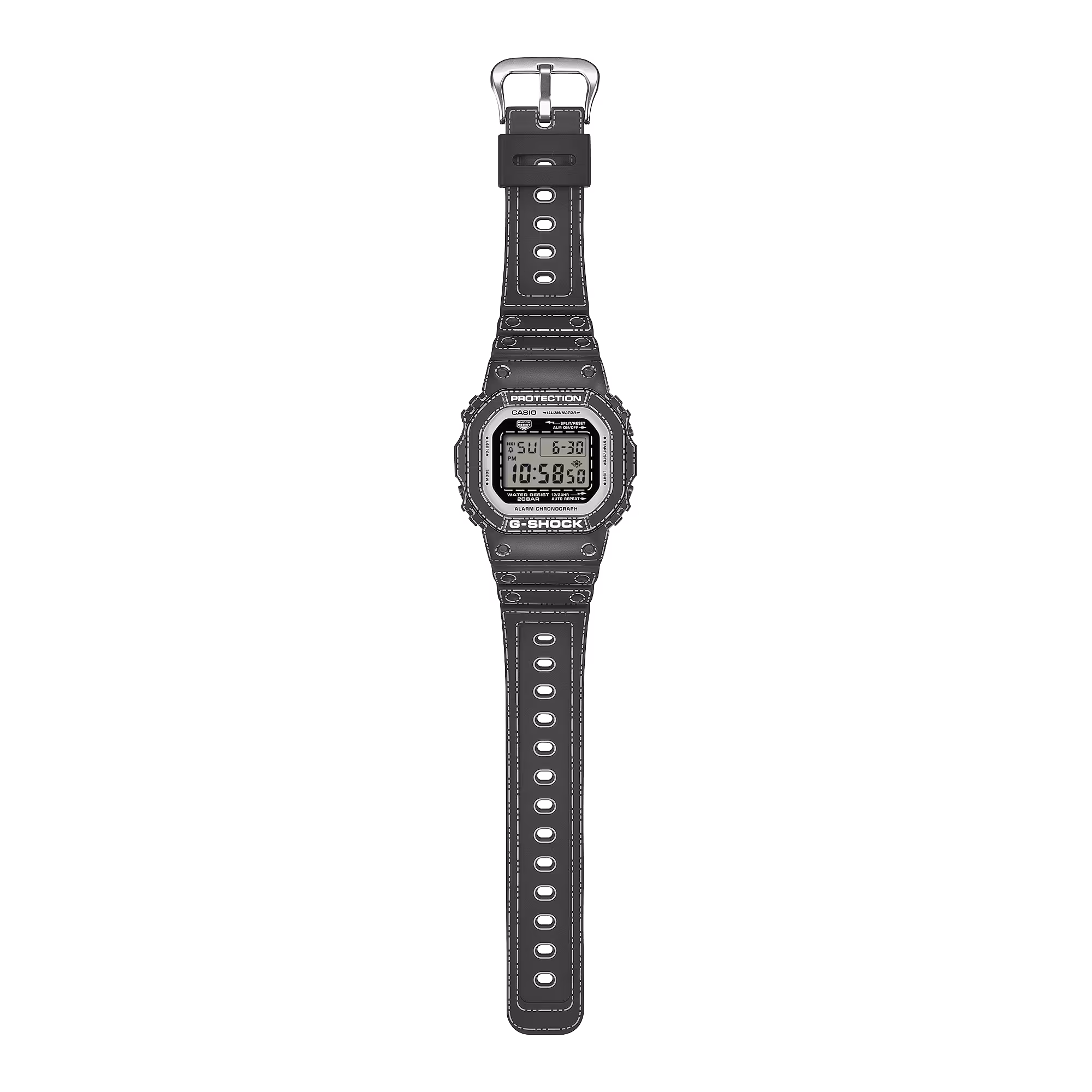 Swiss luxury watch with stainless steel band