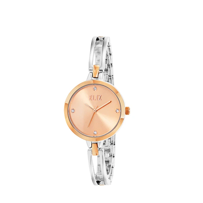 ELIZ ES8830L2UPU Metal Case and Bracelet 3-Hands Women's Watch