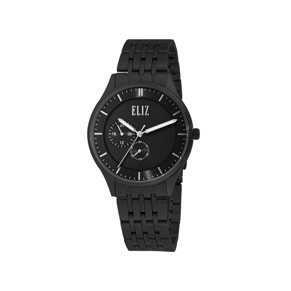 ELIZ ES8811G2NNN SS Case & Band Multifunction Men's Watch.