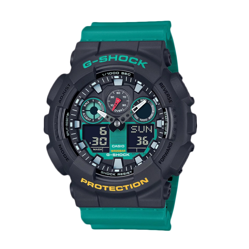 CASIO G-SHOCK GA-100MT-1A3 DIGITAL ANALOG WATCH