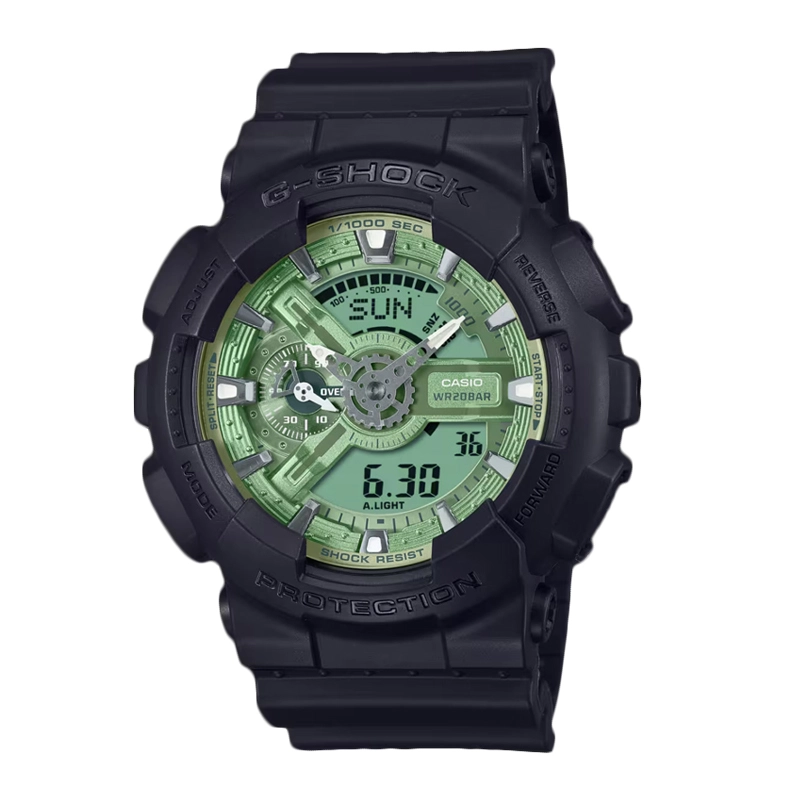 CASIO G-SHOCK GA110CD-1A3 DIGITAL AND ANALOG WATCH