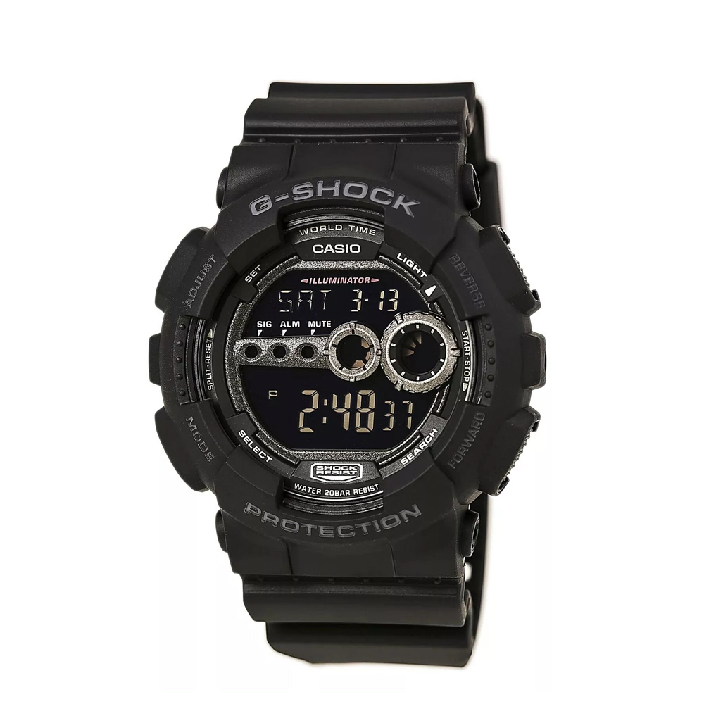 CASIO G-SHOCK GD100-1B DIGITAL WATCH