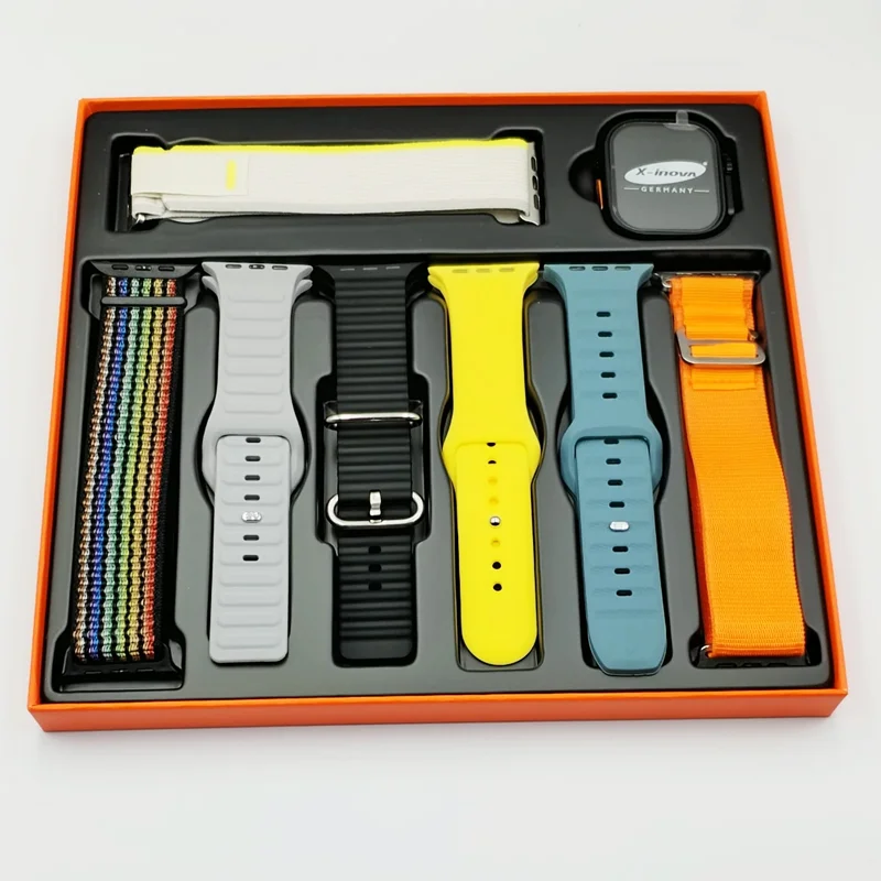 X-INOVA MX10 LUXURY SMARTWATCH WITH 7 WATCH BANDS - Image 2