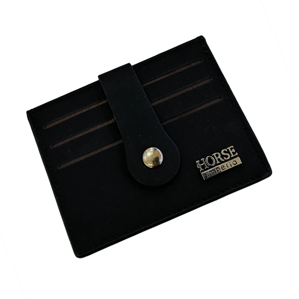 HORSE IMPERIAL CARD HOLDER BUTTON WALLET - Image 2
