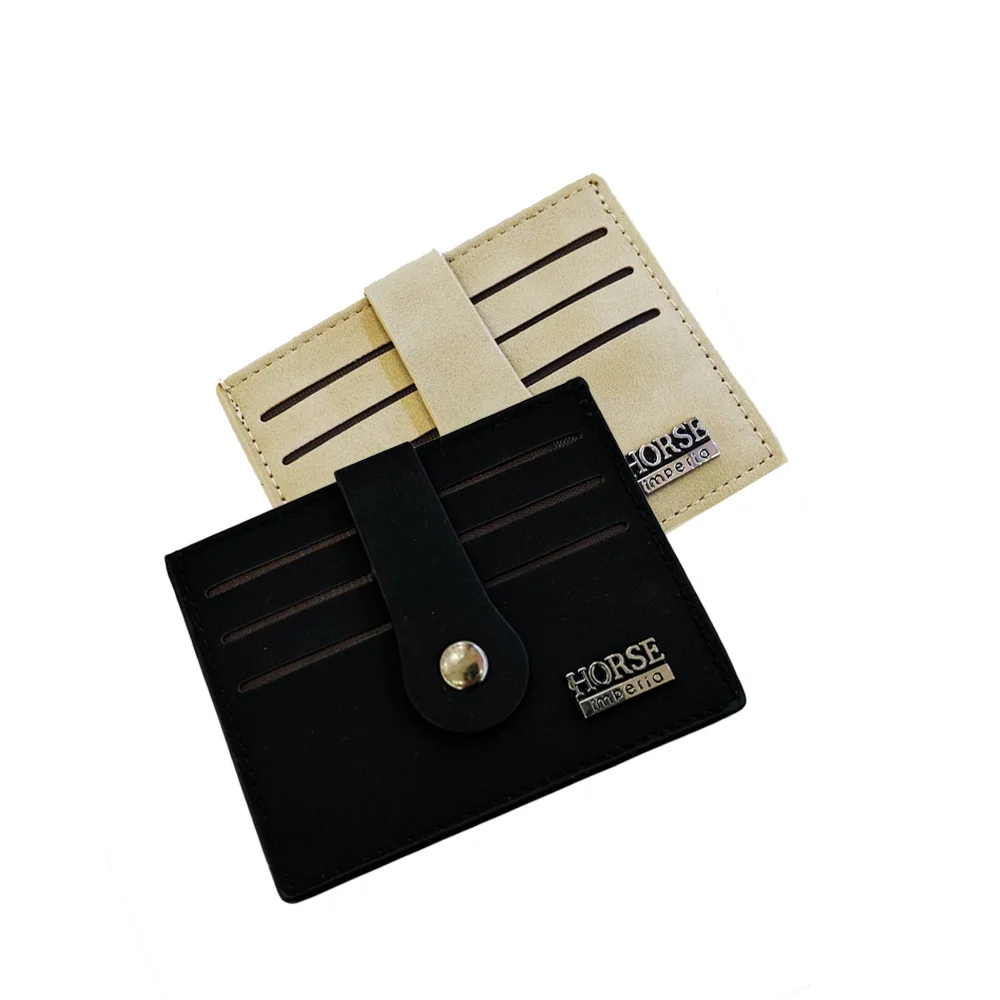 HORSE IMPERIAL CARD HOLDER BUTTON WALLET