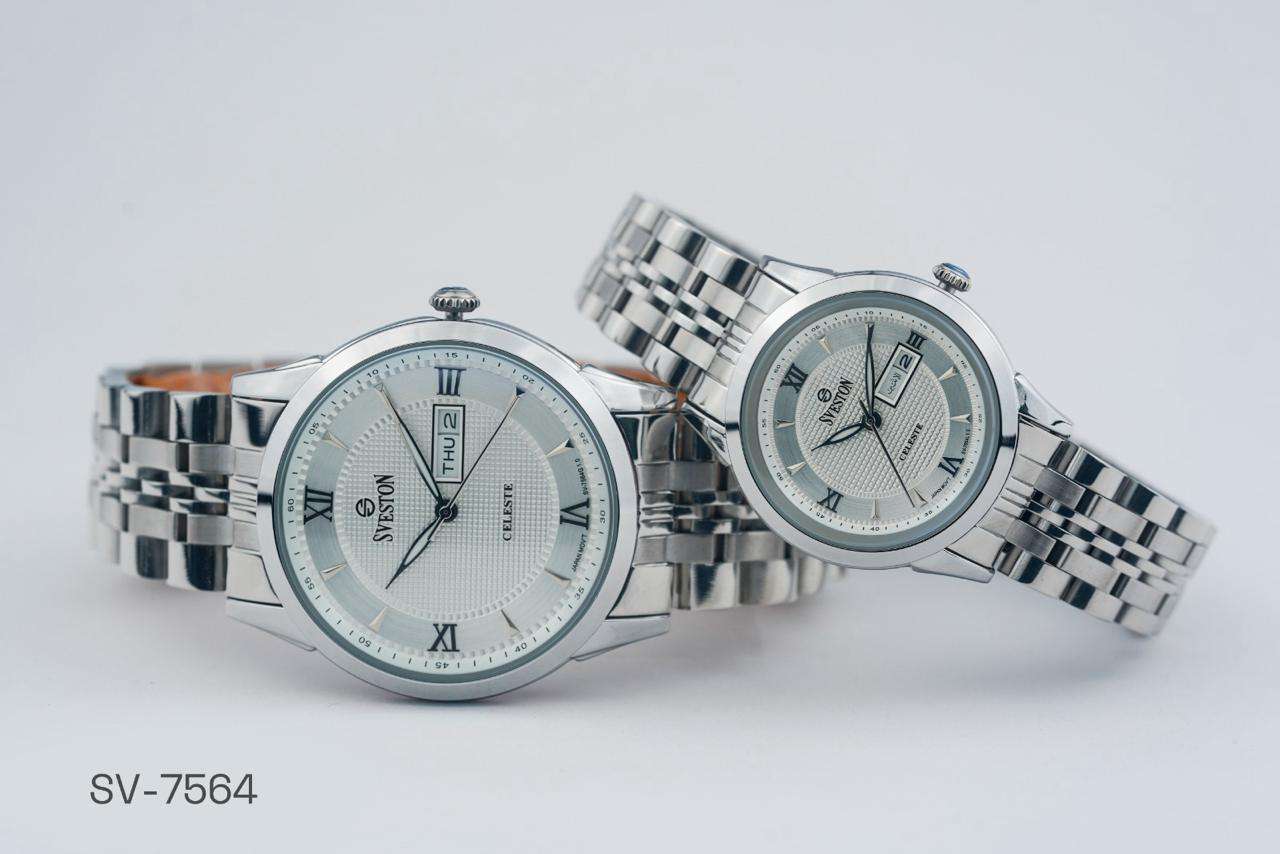 SVESTON-7564 COUPLE WATCH