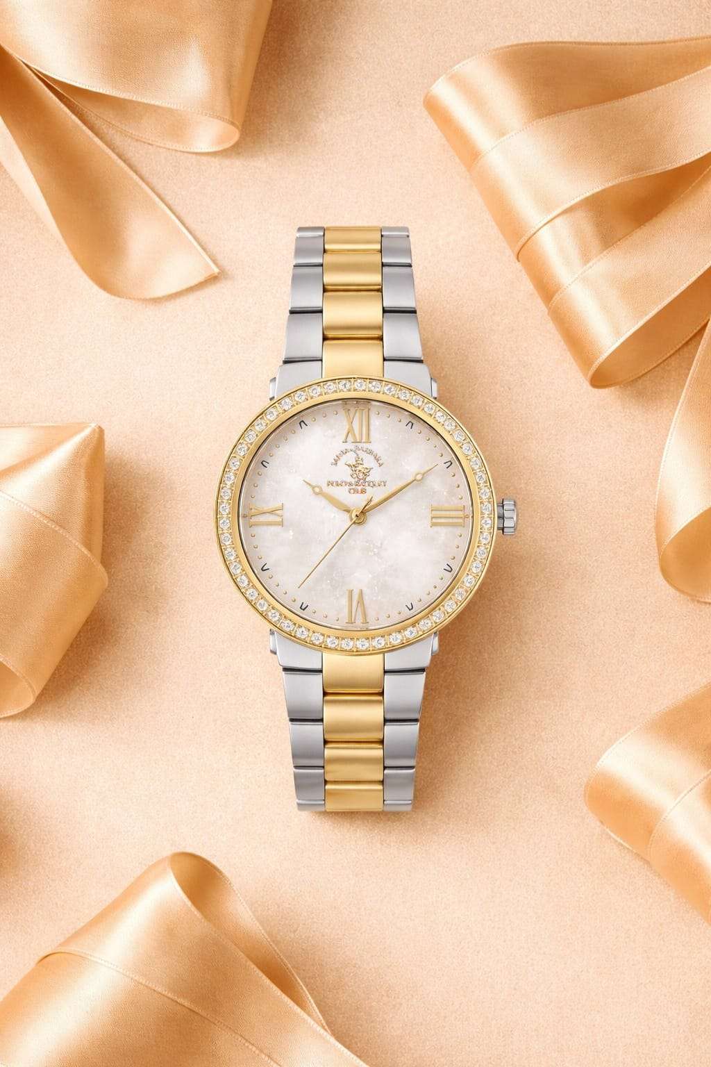SANTA BARBARA POLO & RACQUET CLUB GOLD WATCH SB POLOCLUB 1105533