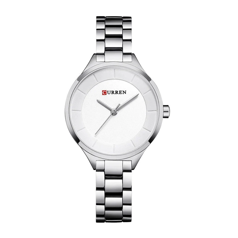 Curren - 9015 Quartz Women's Stainless Steel Strap Analog Watch