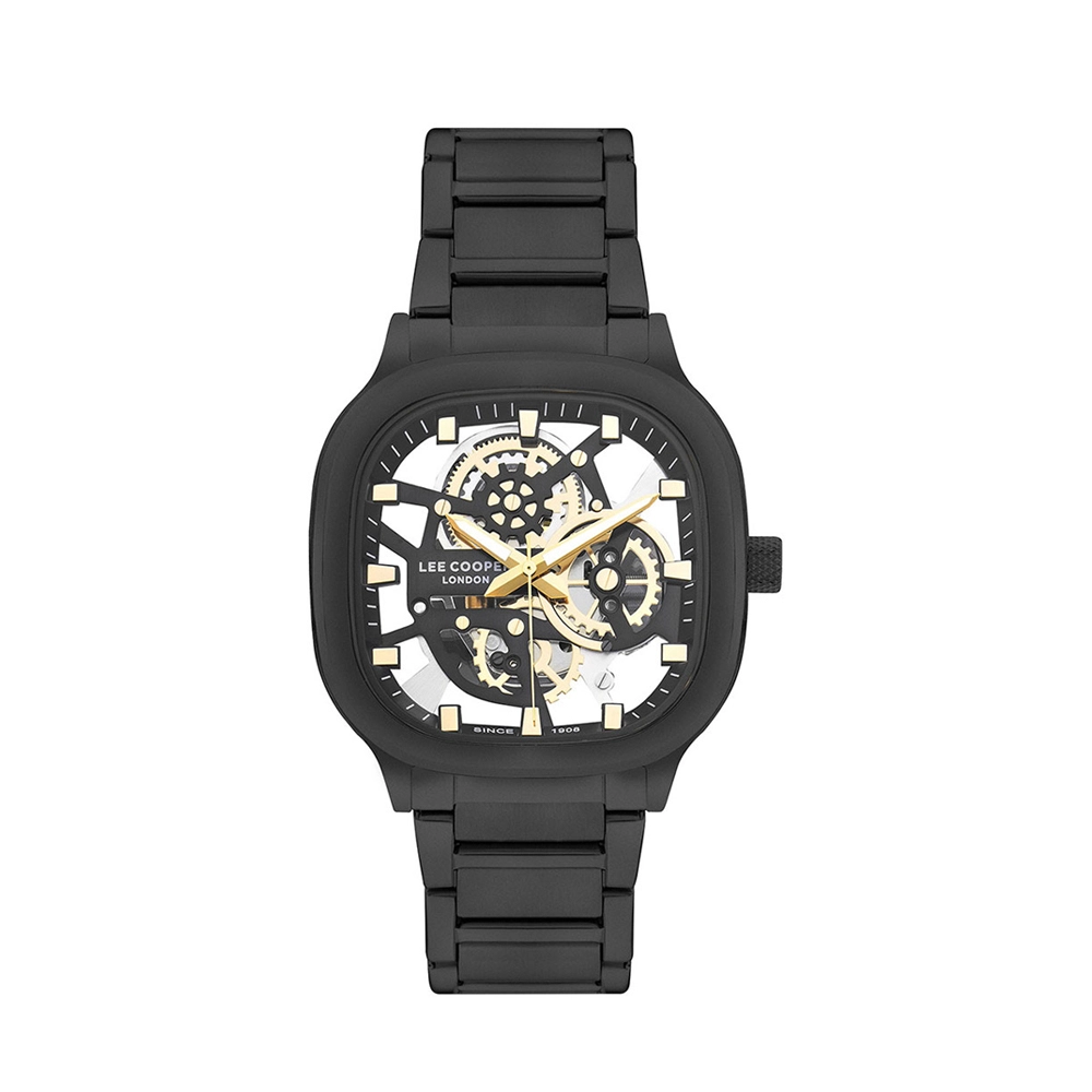 LEE COOPER LC07974.650 Black Stainless Steel Men's Watch