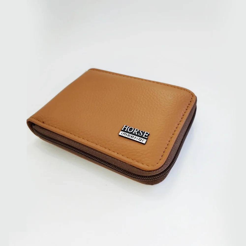 HORSE IMPERIAL 2 FOLD ZIPPER WALLET