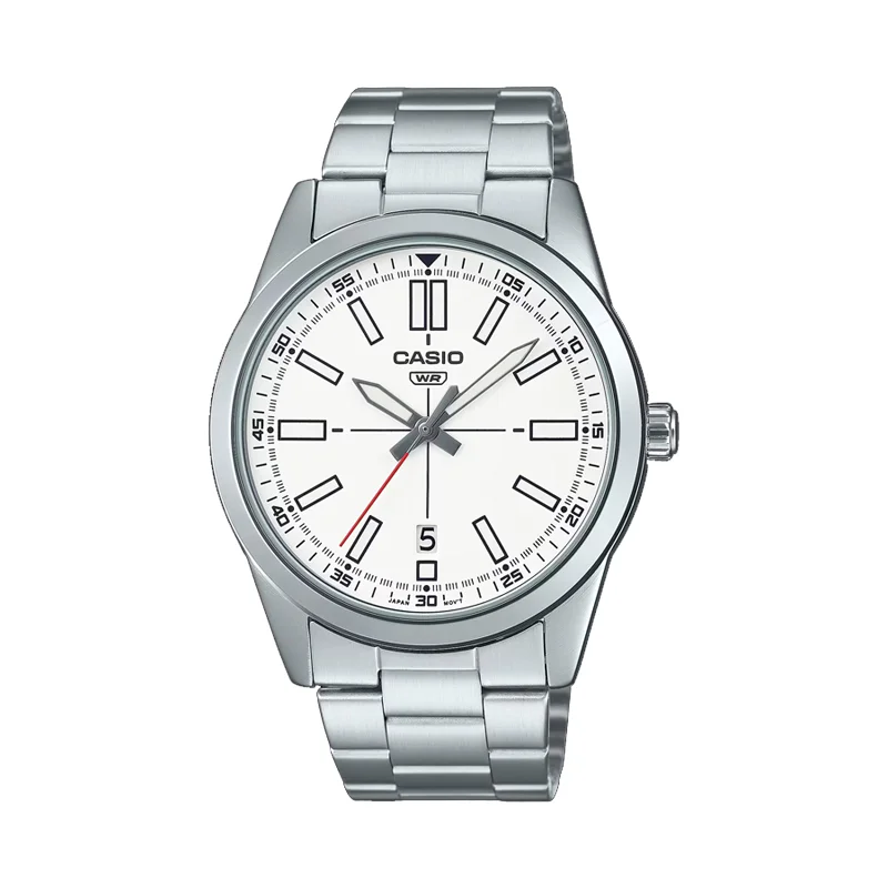 CASIO MTP-VD02D-7E ORIGINAL ANAOLOG MEN'S STAINLESS STEEL WATCH