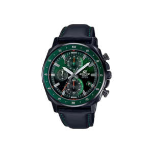 CASIO EDIFICE EFV-600CL-3AV CHRONOGRAPH LEATHER WATCH