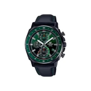 CASIO EDIFICE EFV-600CL-3AV CHRONOGRAPH LEATHER WATCH