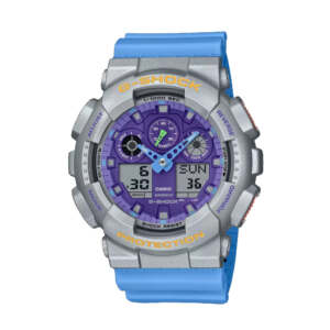 CASIO G-SHOCK GA-100EU-8A2 DIGITAL ANALOG WATCH
