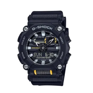 CASIO G-SHOCK GA-900-1A DIGITAL & ANALOG RESIN BAND WATCH