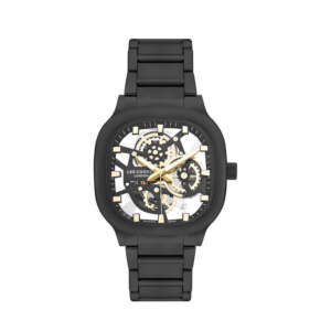 LEE COOPER LC07974.650 Black Stainless Steel Men's Watch