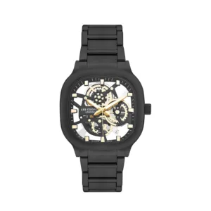 LEE COOPER LC07974.650 Black Stainless Steel Men's Watch