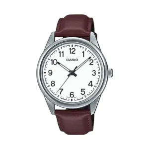 CASIO MTP-V005L-7B4 LEATHER ANALOG MEN'S WATCH